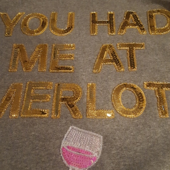 Bow and drape sweatshirt - Picture 3 of 3